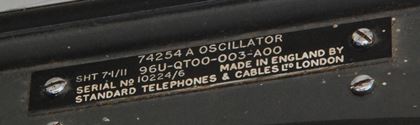 various-Three STC 74254A Oscillators